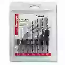 7 Piece Metric Drill Set